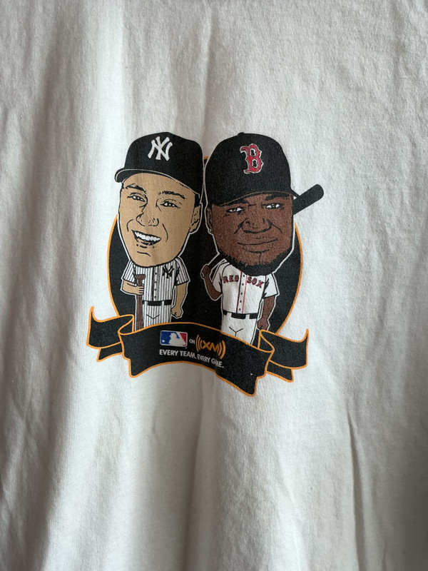 VINTAGE DEREK JETER x DAVID ORTIZ SIRIUS XM HENLEY