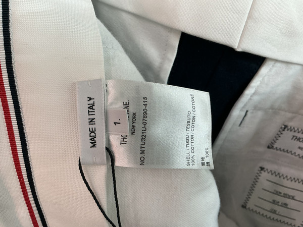 THOM BROWNE BLUE SHORTS