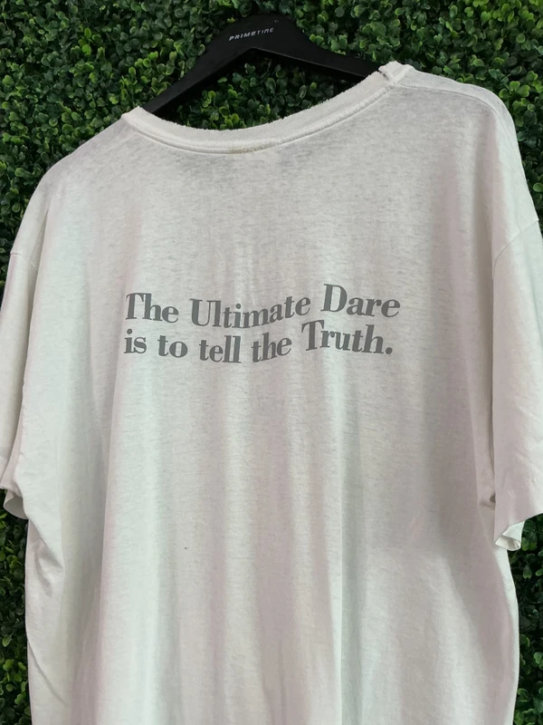 VINTAGE MADONNA TRUTH OR DARE DISTRESSED TEE