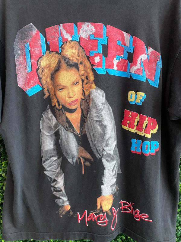 VINTAGE MARY J BLIGE QUEEN OF HIP HOP TEE