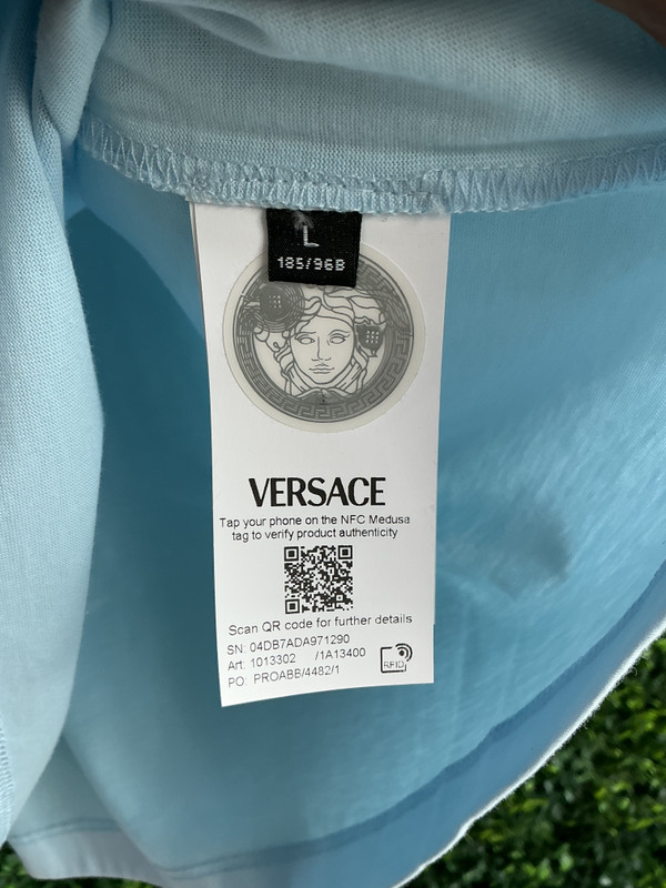 BRAND NEW VERSACE LOGO PRINTED TEE