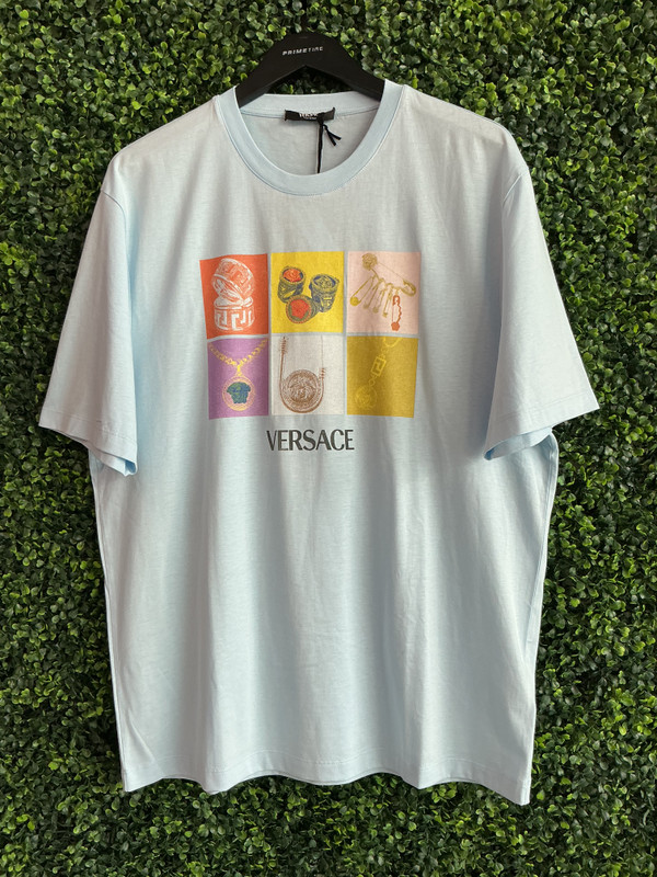 BRAND NEW VERSACE LOGO PRINTED TEE