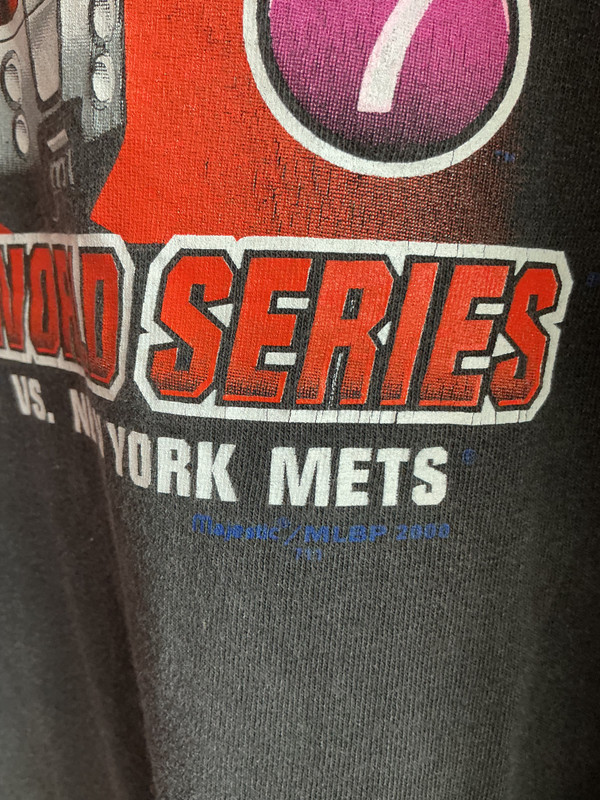 VINTAGE 2000 NY WORLD SERIES SUBWAY SERIES TEE