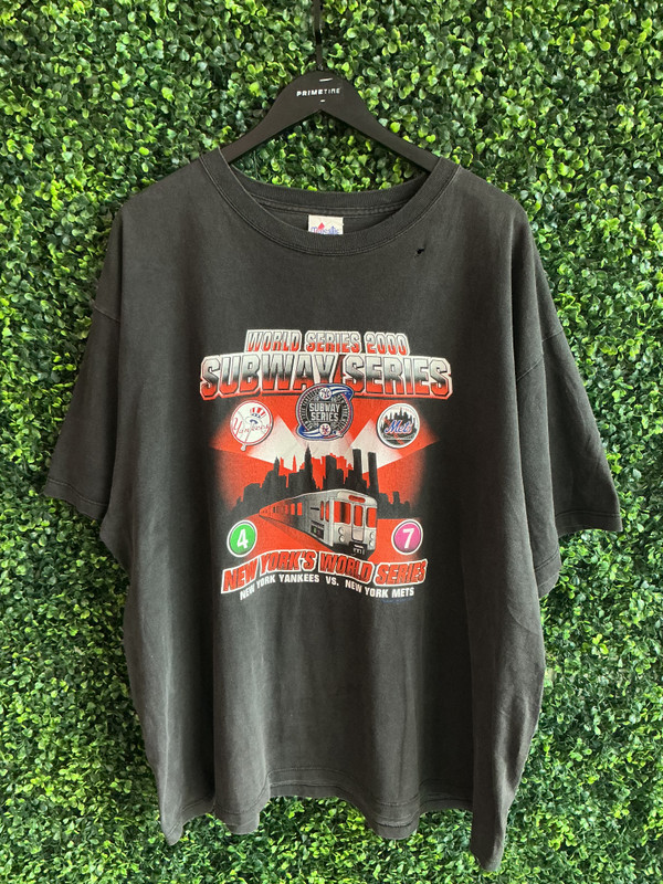 VINTAGE 2000 NY WORLD SERIES SUBWAY SERIES TEE