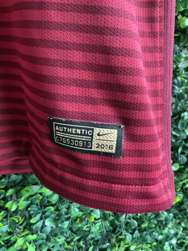 FRANCESCO TOTTI AS ROMA 2016-17 DISTRESSED NIKE KIT