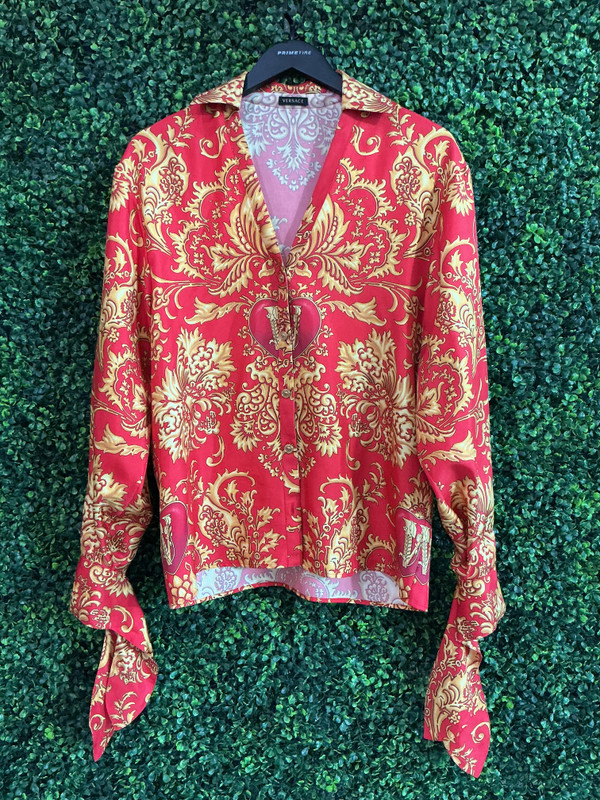 VERSACE WOMENS BLOUSE & PANTS SET