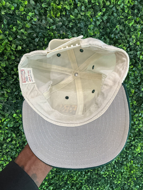 VINTAGE GREEN BAY PACKERS HELMET LOGO 2 TONE SNAPBACK CAP