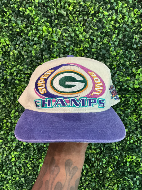 VINTAGE 1997 GREEN BAY PACKERS SUPER BOWL CHAMPS STARTER SNAPBACK CAP