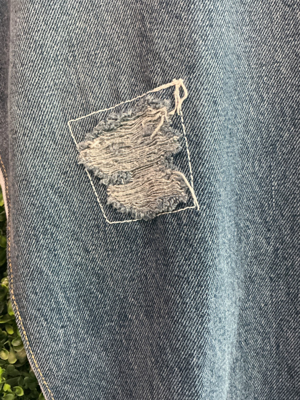GALLERY DEPT DISTRESSED INDIANA FLARED JEANS