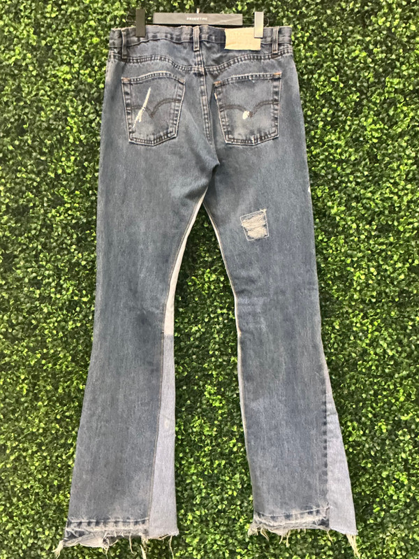 GALLERY DEPT DISTRESSED INDIANA FLARED JEANS