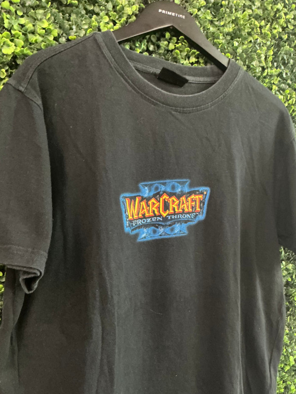 VINTAGE 2003 WARCRAFT FROZEN THRONE BLIZZARD GAMES PROMO TEE