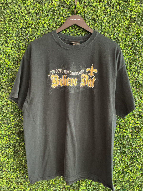 NEW ORLEANS SAINTS SUPER BOWL XLIV BELIEVE DAT TEE