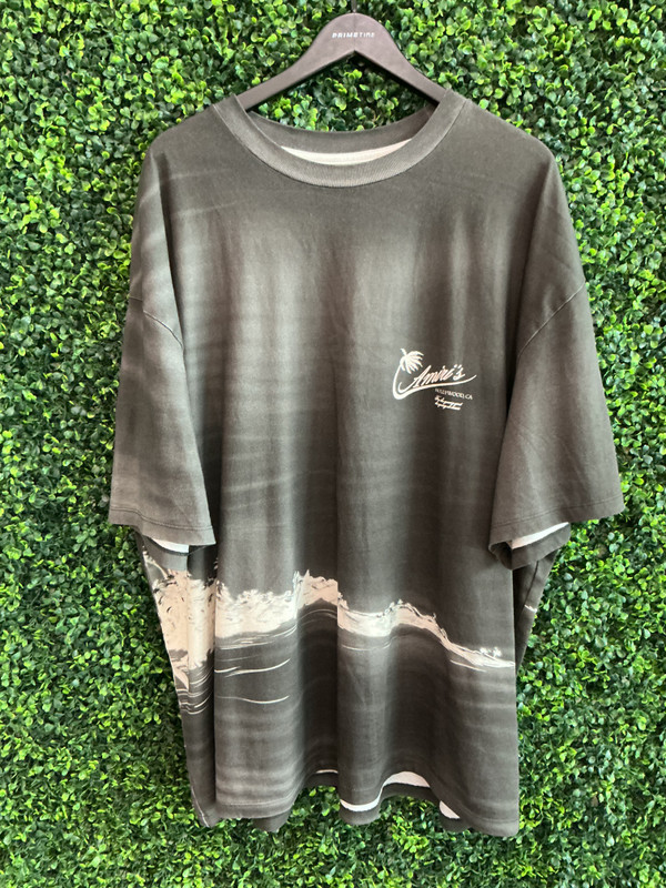 AMIRI PALM TREE PRINT TEE