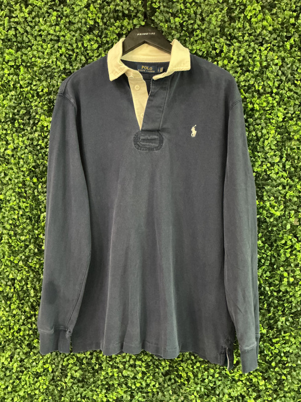 POLO RALPH LAUREN NAVY RUGBY