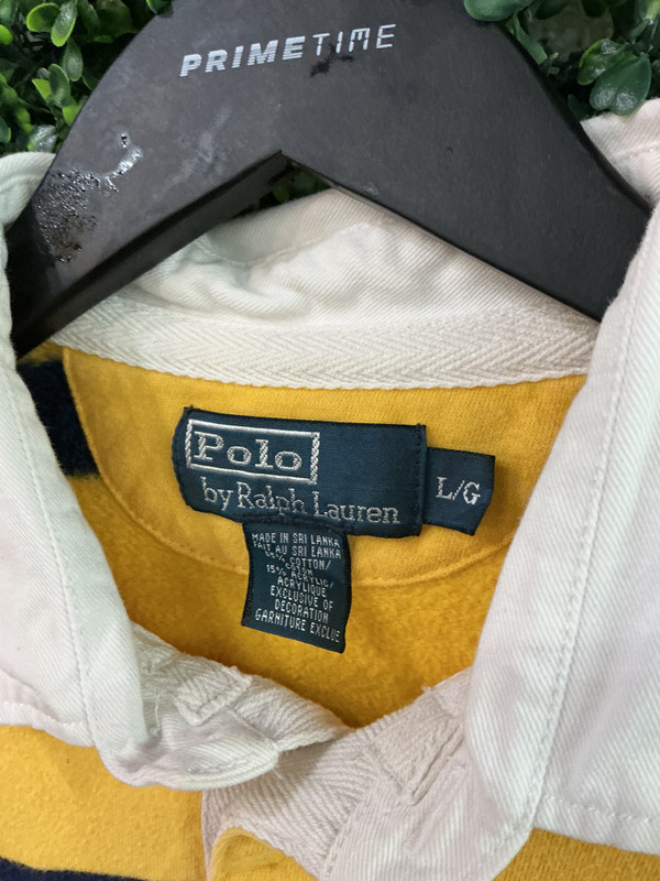 POLO RALPH LAUREN STRIPED RUGBY
