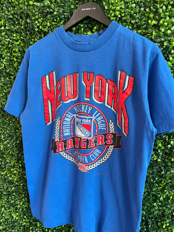 VINTAGE NY RANGERS BLUE NUTMEG TEE