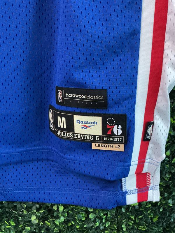 DEADSTOCK JULIUS ERVING PHILADELPHIA 76ERS REEBOK SWINGMAN JERSEY