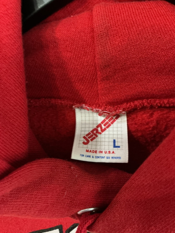 VINTAGE RUTGERS JERZEES TAG HOODIE