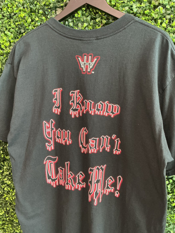 VINTAGE TRIPLE H WWF 'YOU CANT TAKE ME' TEE