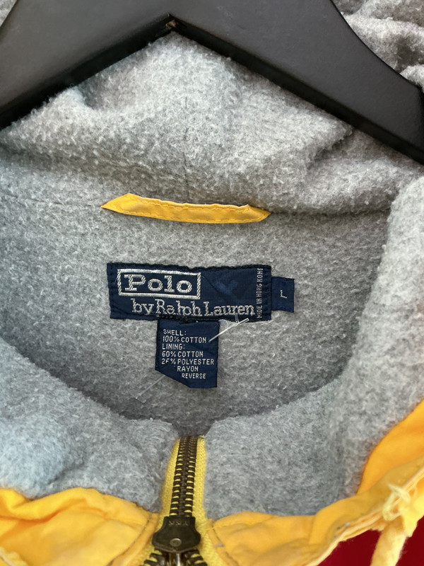 RARE POLO RALPH LAUREN COLORBLOCK ZIP UP HOODED JACKET