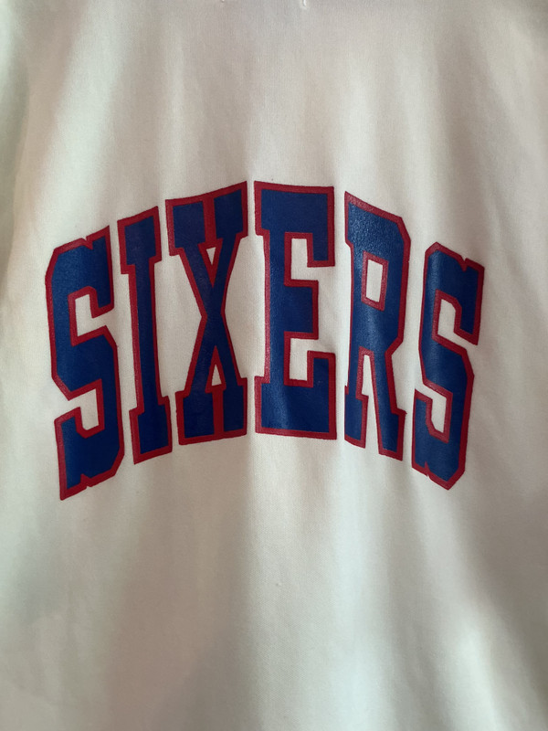 VINTAGE PHILADELPHIA 7ERS SANDKNIT WARM UP SET