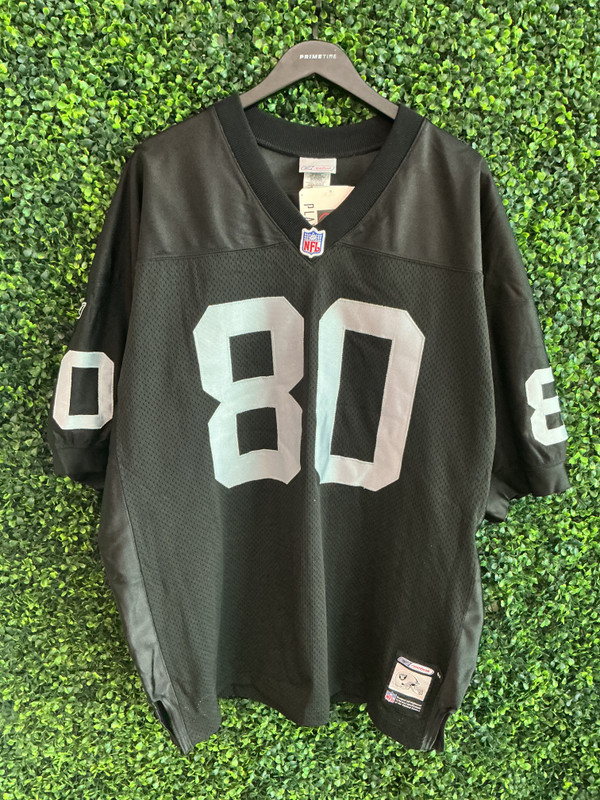 DEADSTOCK JERRY RICE OAKLAND RAIDERS REEBOK AUTHENTIC AUTOGRAPHED JERSEY