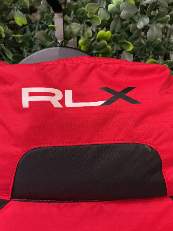 RLX RED ASYMMETRICAL ZIP VEST
