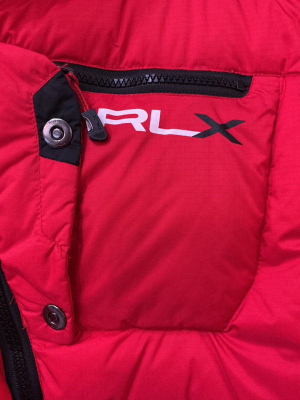 RLX RED ASYMMETRICAL ZIP VEST