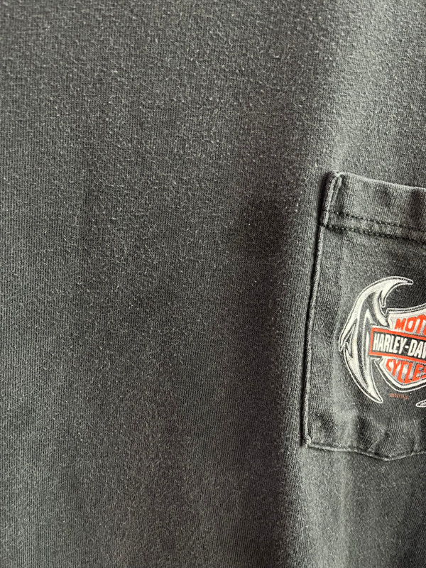HARLEY DAVIDSON CYCLES POCKET TEE