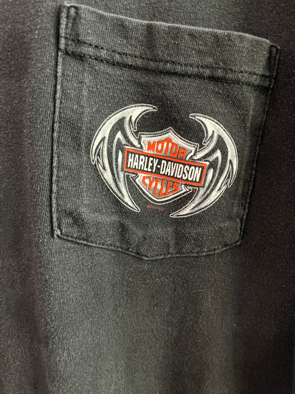 HARLEY DAVIDSON CYCLES POCKET TEE