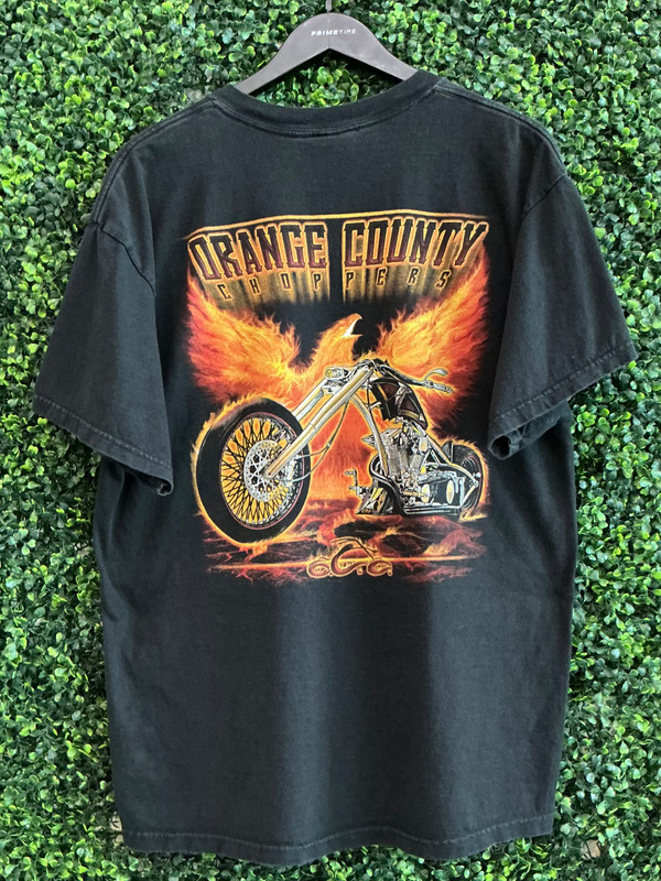 VINTAGE ORANGE COUNTY CHOPPERS BLACK TEE