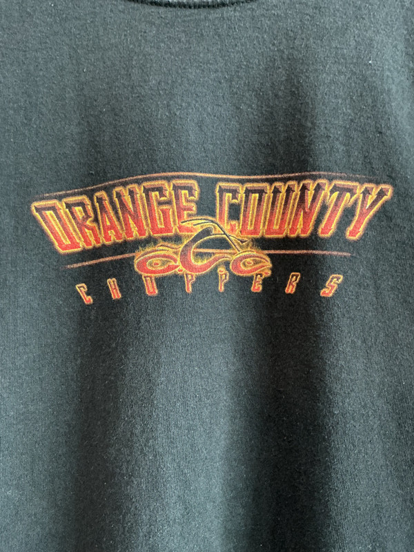 VINTAGE ORANGE COUNTY CHOPPERS BLACK TEE
