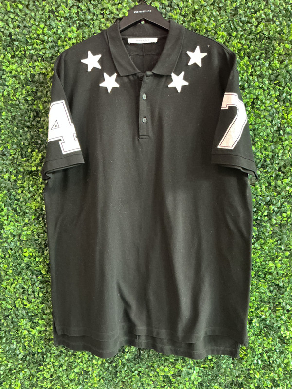 GIVENCHY STARS POLO BLACK