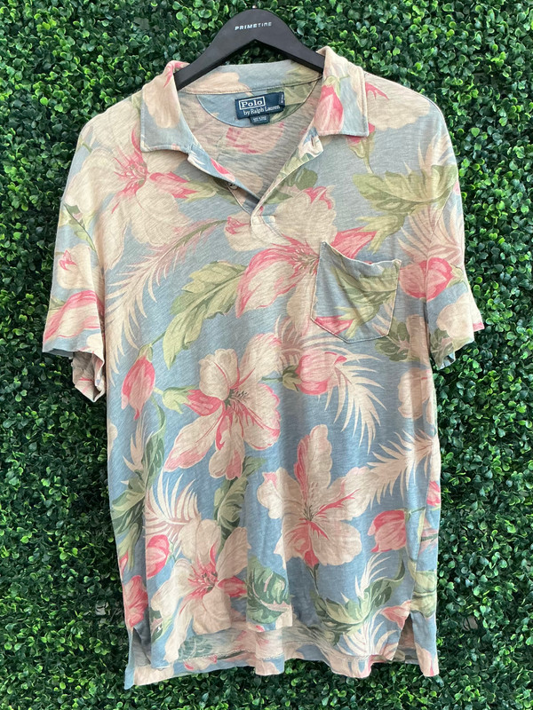 POLO RALPH LAUREN FLORAL SHORT SLEEVE POLO