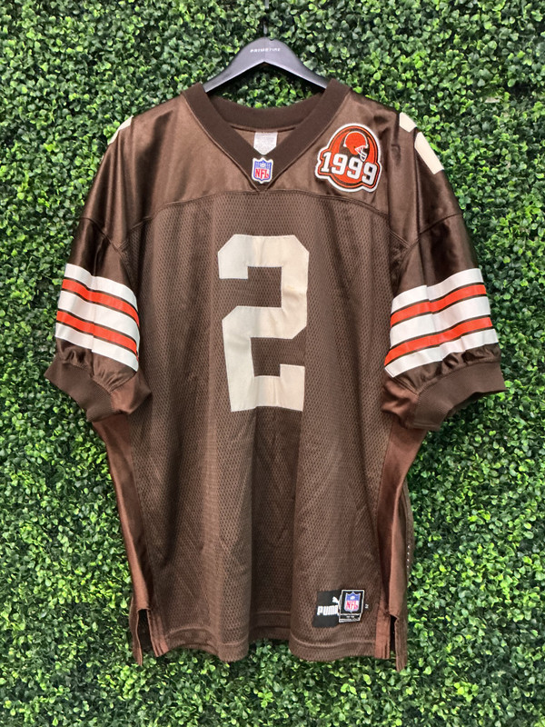 VINTAGE TIM COUCH CLEVELAND BROWNS AUTHENTIC PUMA JERSEY