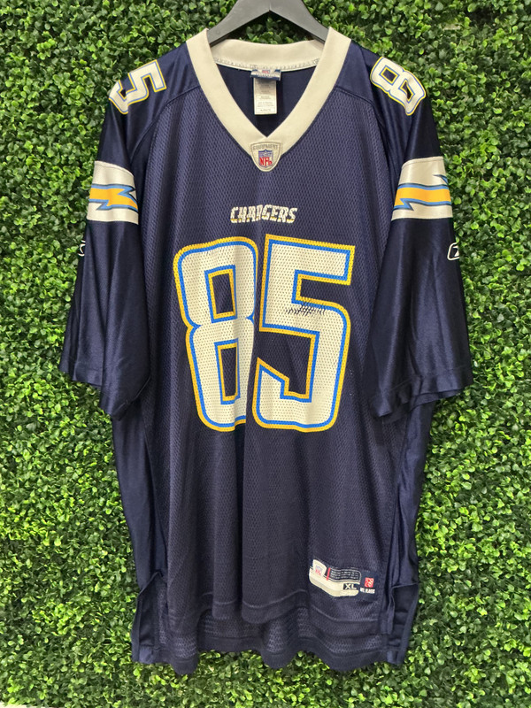 ANTONIO GATES SAN DIEGO CHARGERS REEBOK JERSEY