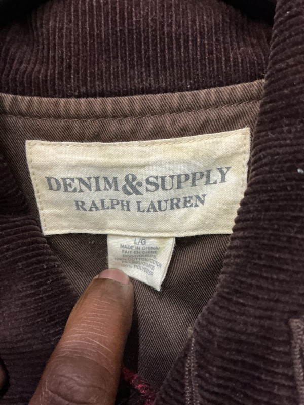 RALPH LAUREN DENIM & SUPPLY PLAID VEST