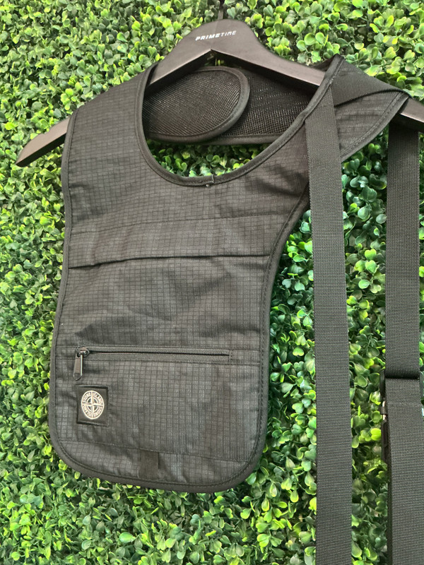 STONE ISLAND REFLECTIVE WEAVE RIPSTOP SHOULDER BAG