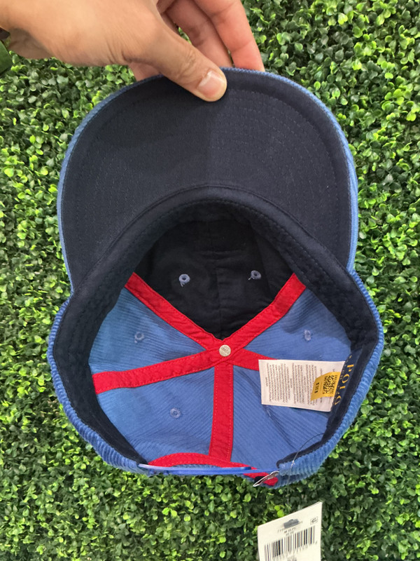 BRAND NEW POLO RALPH LAUREN CORDUROY P WING VARSITY SNAPBACK CAP