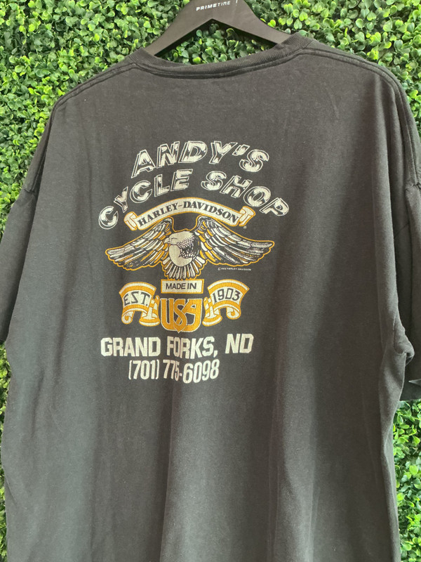 VINTAGE HARLEY DAVIDSON ANDY'S CYCLE SHOP TEE