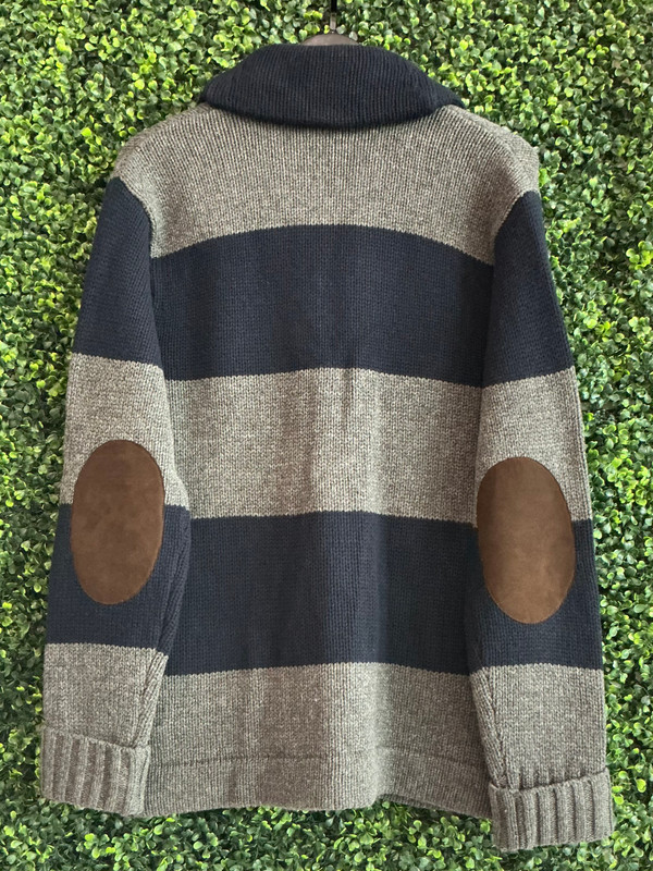 BRAND NEW POLO RALPH LAUREN STRIPED CHEST CARDIGAN