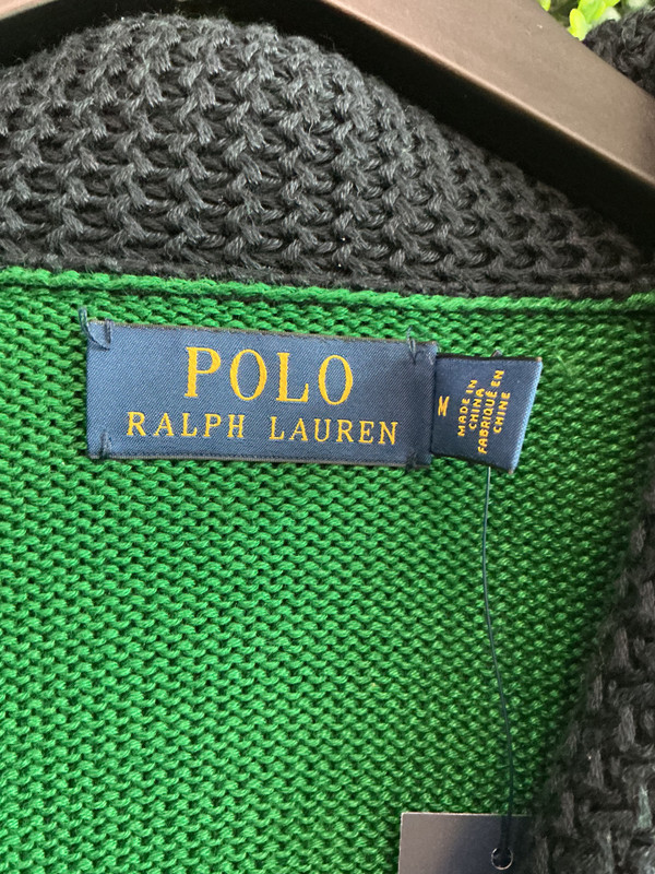 BRAND NEW POLO RALPH LAUREN VARSITY CARDIGAN