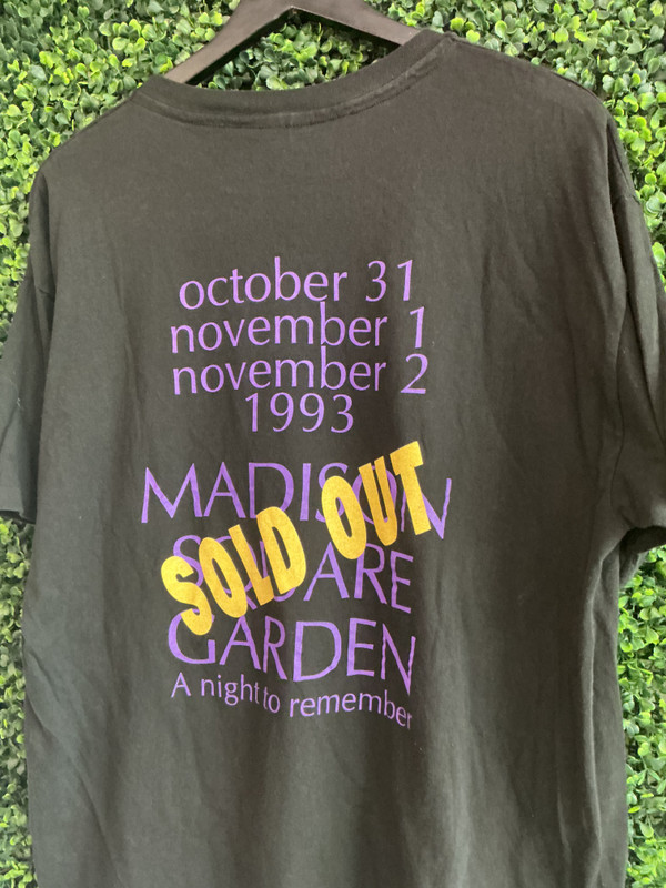 VINTAGE ROD STEWART 1993 MSG SOLD OUT TEE