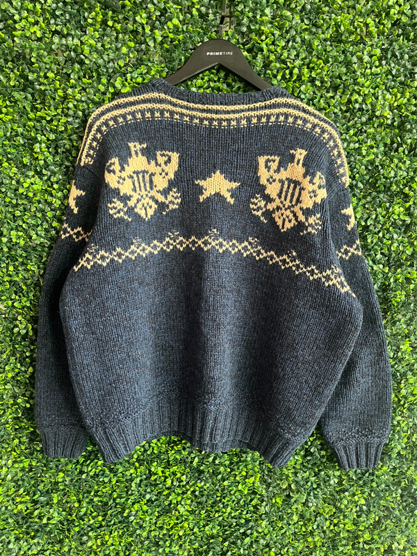1990-1993 POLO RALPH LAUREN EAGLE WOOL SWEATER
