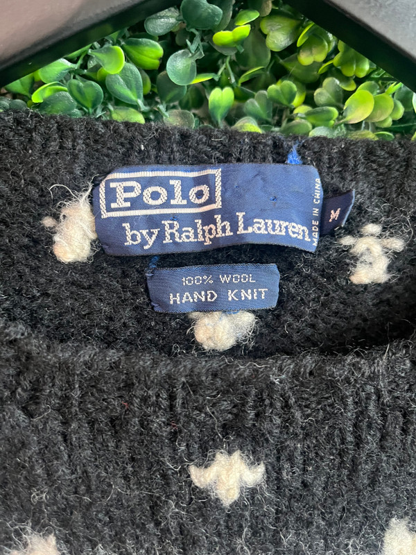 VINTAGE POLO RALPH LAUREN REINDEER KNIT SWEATER