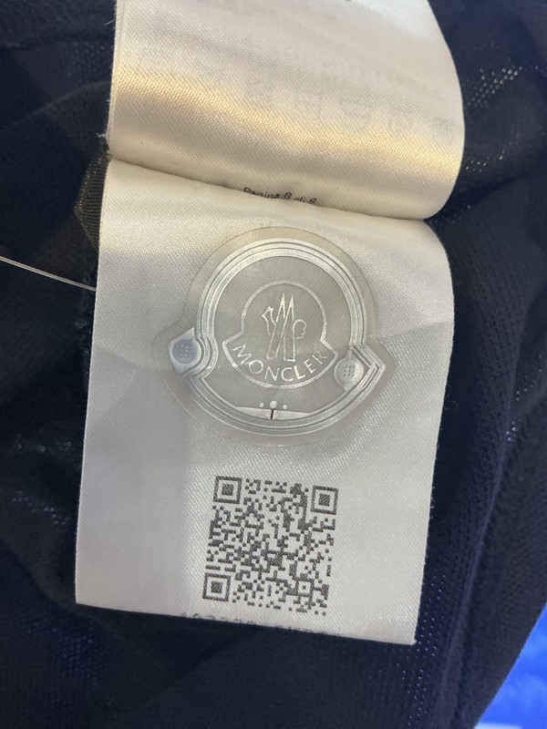 MONCLER BLUE POLO