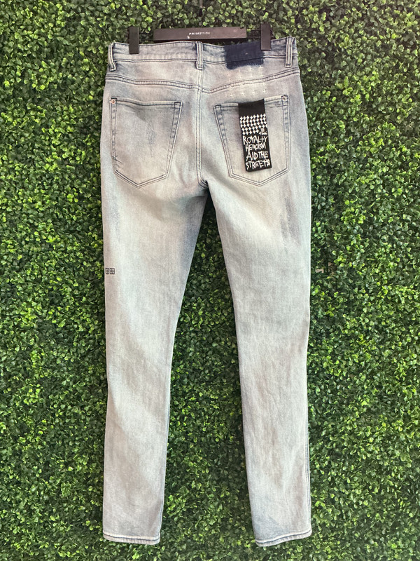 KSUBI LIGHT WASH DENIM JEANS (SZ 31)