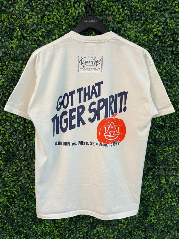 VINTAGE AUBURN VS MISSISSIPPI STATE FOOTBALL TEE