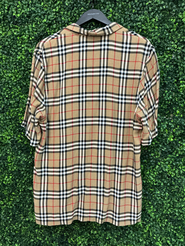 BURBERRY SHORT SLEEVE BUTTON UP