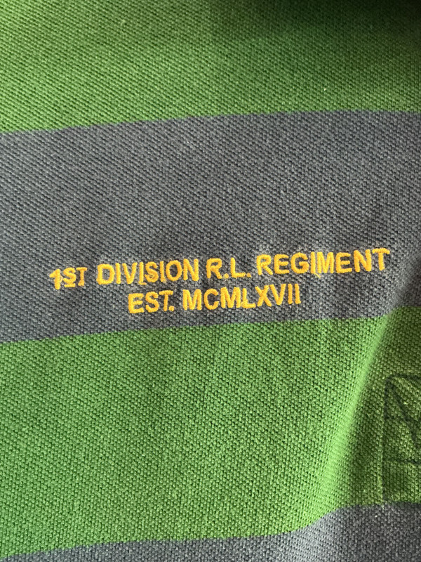 POLO RALPH LAUREN RL REGIMENT STRIPED TOP